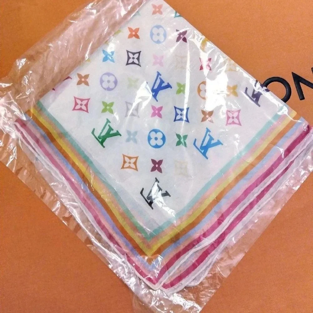 Louis Vuitton Murakami Multicolor Logo scarf